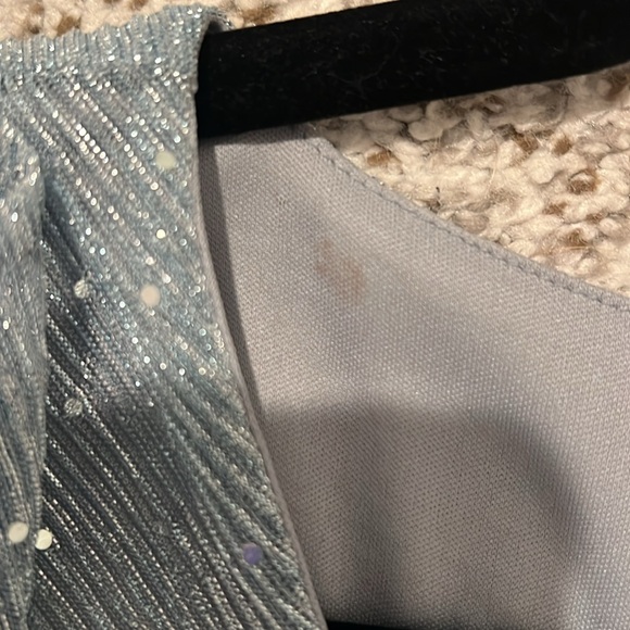 Baltic Born Grace Sparkle Gown | Dusty Blue - Size M - Picture 8 of 8